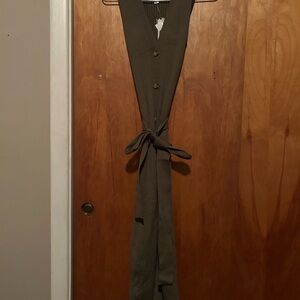 Magaschoni Olive Green Dress